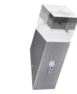 Svietidlá Ledvance Ledvance - LED Vonkajšie nástenné svietidlo so senzorom CRYSTAL 1xLED/5W/230V IP44 