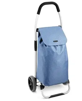 Nákupné tašky a košíky Tescoma Nákupná taška na kolieskach SHOP!, modrá