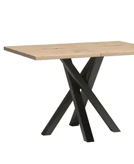 Stoly v podkrovnom štýle Rozkladací stôl Cali 120/160x80cm artisan