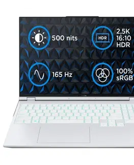 Notebooky Lenovo Legion 5 Pro 16IAH7H Intel i7-12700H 16 GB 1 TB SSD 16" WQXGA IPS AG RTX3070Ti 8 GB Win11Home, Glacier White 82RF0060CK