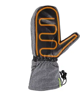 Zimné rukavice Vyhrievané palčiaky W-TEC HEATtero šedá - 3XL
