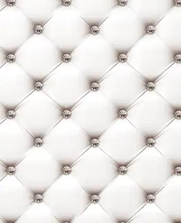 Tapety s imitáciou kože Tapeta biela elegancia