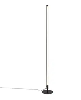 Stojace lampy Stojacia lampa čierna vrátane LED s dotykovým stmievačom 3-stupňovo stmievateľné - Line-up
