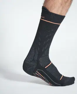 ponožky Hrejivé poľovnícke ponožky ACT 500 čierne