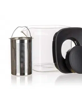 Čajníky a čajové kanvice Banquet Kanvica sklenená s filtrom KIRSTY, 0,75 l