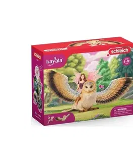 Drevené hračky Schleich Bayala 70789 Víla na letiacej sove