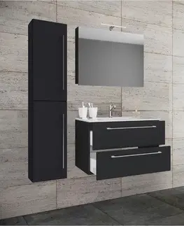 Kúpeľňové zostavy Kúpeľňa Badinos 4-dielna, Čierna
