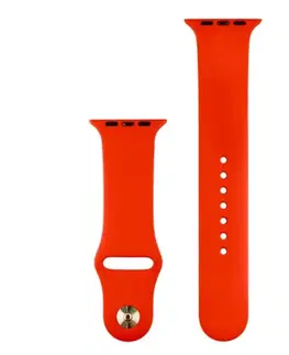 Príslušenstvo k wearables Silikónový remienok COTEetCI pre Apple Watch 424445mm, červený CS2086-RD