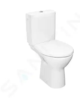 Kúpeľňa JIKA - Lyra plus WC kombi set s nádržkou, vodorovný odpad, Rimless, biela H8273860002801