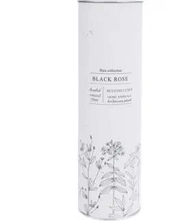Arómaterapia Vonný difuzér Flora Collection, Black Rose, 100 ml, 6 x 9,5 cm