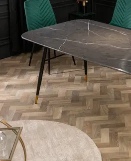 Jedálenské stoly Jedálenský stôl PALLAS 140 cm Dekorhome Čierna