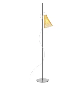 Stojacie lampy Kartell Kartell K-Lux stojacia lampa, 1-pl., sivá/žltá