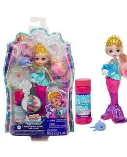 Hračky bábiky MATTEL - Enchantimalittle Smoby Morské Kráľovstvo Bublinková Morská Panna