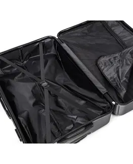 Batohy Pretty UP Cestovný škrupinový kufor ABS25 extra veľký, 78 x 52 x 32 cm, antracit