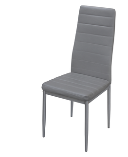 Jedálenské stoličky Jedálenská stolička SIGMA sivá