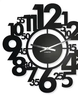 Hodiny Nástenné kovové hodiny Numeri Flex z21b-1-0-x, 50 cm