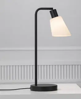Lampy na nočný stolík Nordlux Stolná lampa Molli, sklenené tienidlo a vypínač