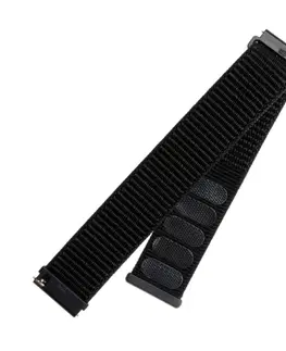 Príslušenstvo k wearables FIXED Nylonový remienok pre Smart Watch 22 mm, čierna