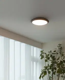 Stropné svietidlá s pohybovým senzorom Lindby Vonkajšie stropné LED svietidlo Naira sivé snímač