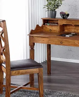 Písacie stoly LuxD Písací stôl Timber