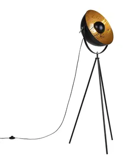 Stojace lampy Inteligentná stojaca lampa statív čierny vrátane Wifi A60 - Magna 40 Eglip