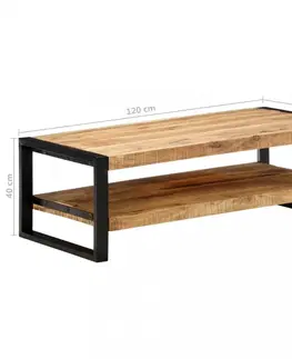 Drevené Konferenčný stolík drevo / kov Dekorhome Akácia