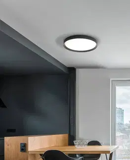 SmartHome stropné svietidlá ACB ILUMINACIÓN LED stropné svietidlo Minsk, Ø 60 cm, Casambi, 42 W, čierne