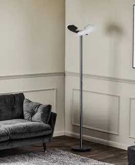Stojacie lampy Lucande Lucande Kohen stojaca LED lampa, antracit