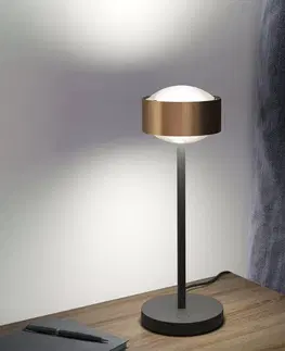 Stolové lampy Top Light Puk! 120 Eye Table LED šošovky matné medená/čierna
