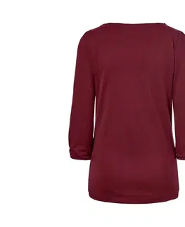 Shirts & Tops Tričko s trojštvrťovým rukávom, tmavočervené