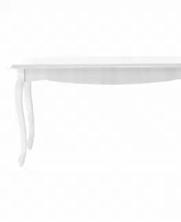 Jedálenské stoly Jedálenský stôl DA19, sosna biela, 146x76 cm, VILAR