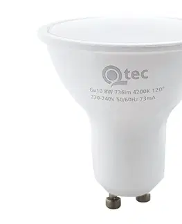 Žiarovky  LED Žiarovka Qtec GU10/8W/230V 4200K 