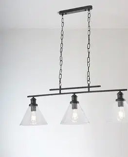 Moderné lampy do obývačky Luster 2022062 BLACK E27 LW3