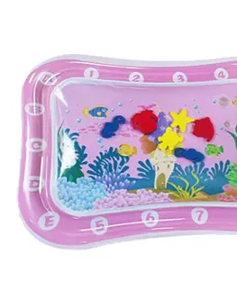 Hračky do vody FILLIKID - Podložka vodná ocean pink 60x45