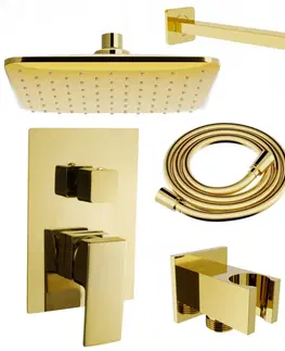 Kúpeľňa MEXEN/S - Uno DR62 sprchová zostava podomietková, zlatá 71435DR62-50