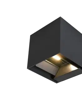 LED osvetlenie  LED Solárne nástenné svietidlo so senzorom LED/3W/3,7V IP65 4000K čierna 