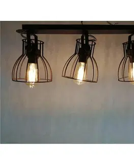 Moderné lampy do obývačky Bodové svietidló Alano Black 2122 LS3