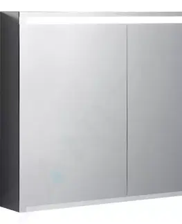 Kúpeľňový nábytok GEBERIT - Option Zrkadlová skrinka s osvetlením, 900x700x150 mm 500.583.00.1