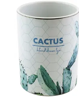 Kúpeľňové doplnky Hrnček keramické CACTUS