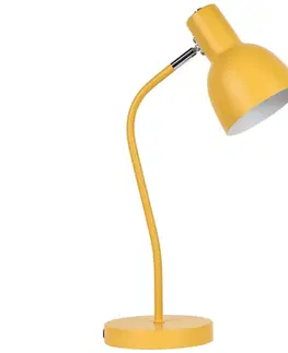 Lampy  Stolná lampa MIMI 1xE27/10W/230V žltá 