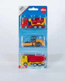 Hračky - dopravné stroje a traktory SIKU - Blister set - konštrukčný set, 3 ks