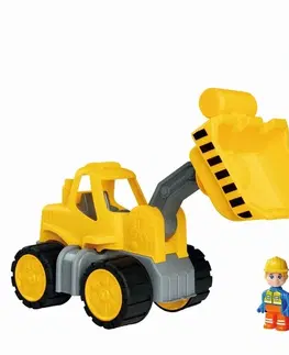 Hračky - dopravné stroje a traktory BIG - Power Kolesový nakladač s figúrkou 47 cm