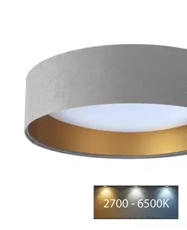 Svietidlá  LED Stropné svietidlo SMART GALAXY LED/36W/230V Wi-Fi Tuya šedá/zlatá + DO 