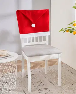 Doplnky do spálne 4Home Vianočný poťah na stoličku Santa, 49 x 60 cm, sada 2 ks