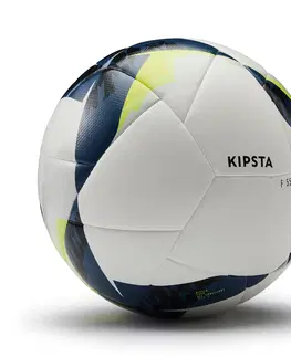 futbal Futbalová lopta F550 Hybride veľkosť 5 bielo-žltá