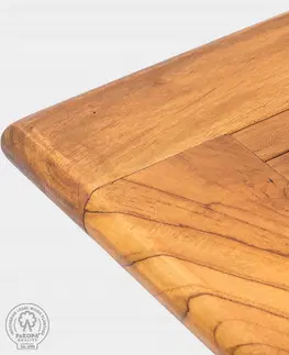 Stolčeky DEOKORK Záhradný stôl obdĺžnikový ELEGANTE (rôzne dĺžky) 110/160x90 cm