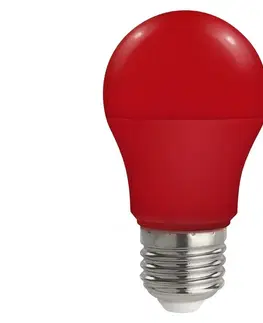 Žiarovky  LED Žiarovka A50 E27/4,9W/230V červená 