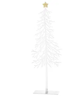 Vianočné dekorácie Vianočná kovová dekorácia Tree with star, 8 x 25 x 3,5 cm