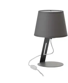 Lampy  Stolná lampa GRACIA 1xE27/60W/230V šedá 