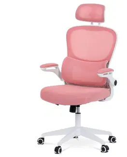 Čalúnené Kancelárska stolička KA-Y337 Autronic Ružová